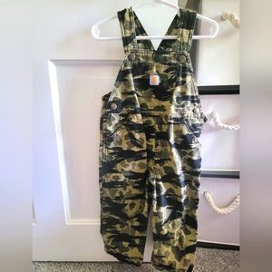 Carhartt toddler camo overalls - 2T